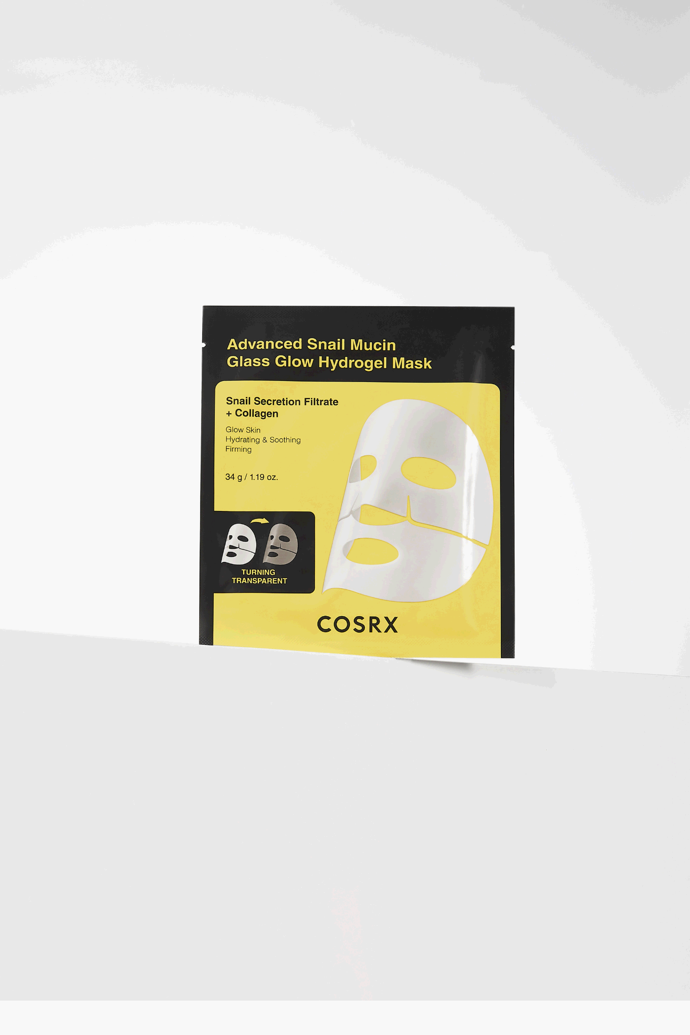 Advanced Snail Mucin Glass Glow Hydrogel Mask_3ea